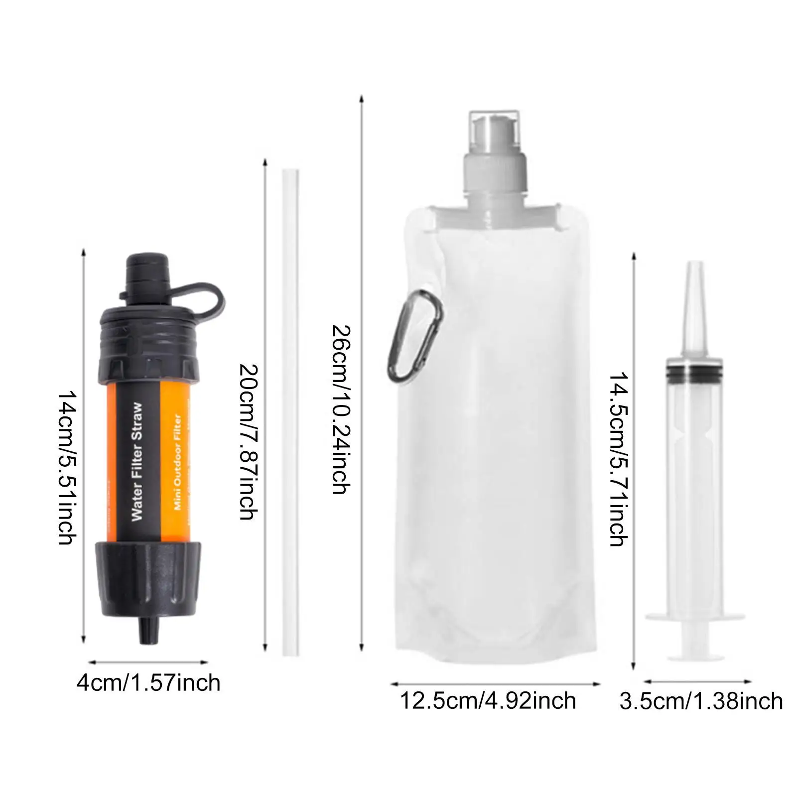 El sistema de filtración de agua con filtro de agua reduce el dispositivo purificador de agua para