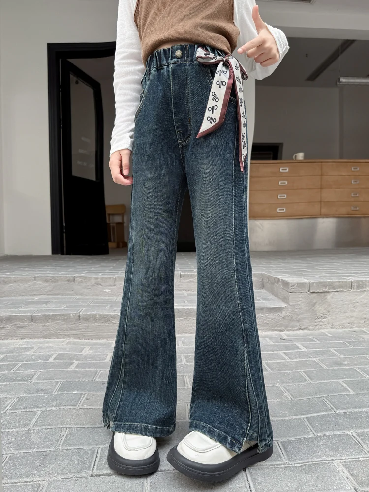 pantalones-vaqueros-para-ninas-pantalones-acampanados-de-cintura-alta-a-la-moda-coreana-para-primavera-y-otono-pantalones-largos-de-cintura-elastica-de-color-puro