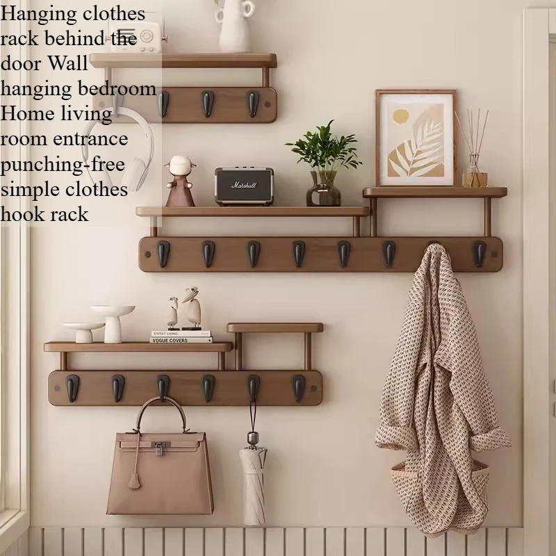 Bedroom Storage Clothes Rack Metal Jacket Hat Holder Entrance Clothes Stand Italian Modern Perchero De Pared Home Furniture