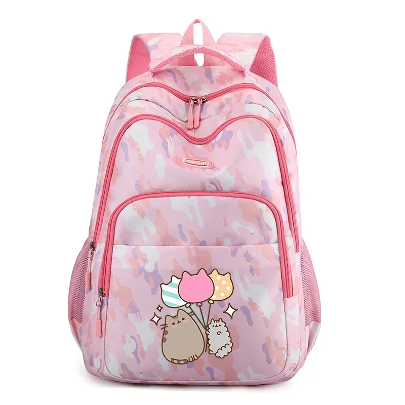 Pusheen Girls Schoolbag Cartoon Cute Cat Children Backpack Large Capacity Boys Bookbag Knapsack High Quality Travel Mochila Gift