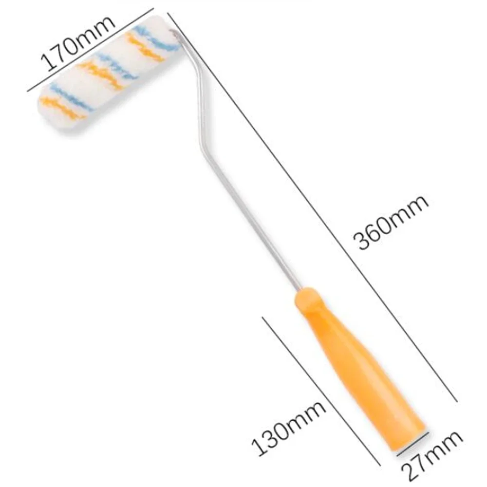 1 Uds. Para cepillo de rodillo, pintura de látex, cepillo de pintura de 9 pulgadas, cepillo de rodillo de pared, herramienta de 4 pulgadas