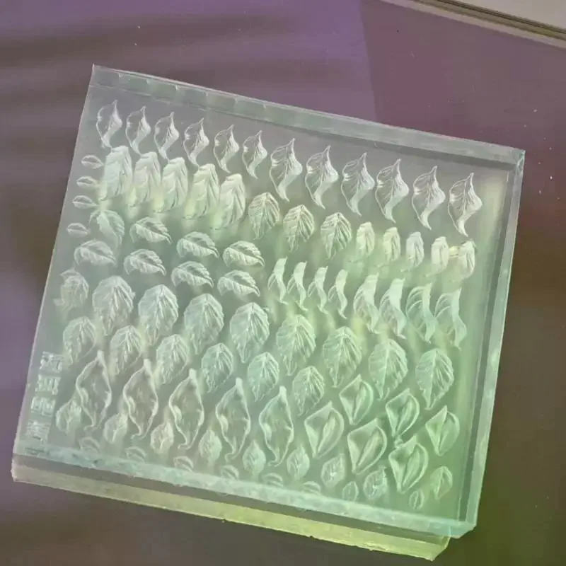 Miniature Leaf Silicone Mold 3D Embossing Small Leaf Jewelry Mold Food Grade Flexible Silicone for Handmade Resin Charms
