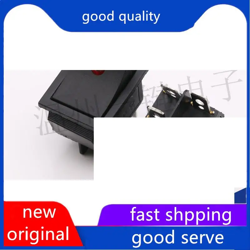 10pcs original new KCD4-201 electric oven meat grinder four pin two gear 220V cat's eye with light power boat switch