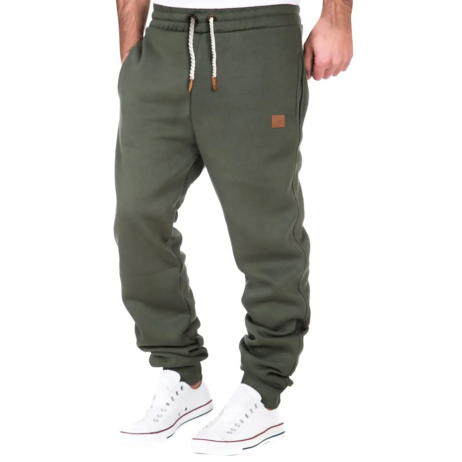 

Men's Winter Warm Thermal Trousers Casual Athletic Fleece Pants Jogging Pants Men Sport Discovery Channel Pants Hot Overalls