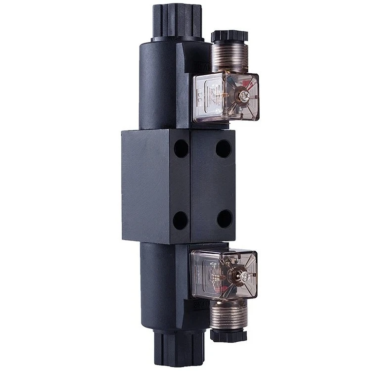 Injection molding machine hydraulic reversing solenoid valve