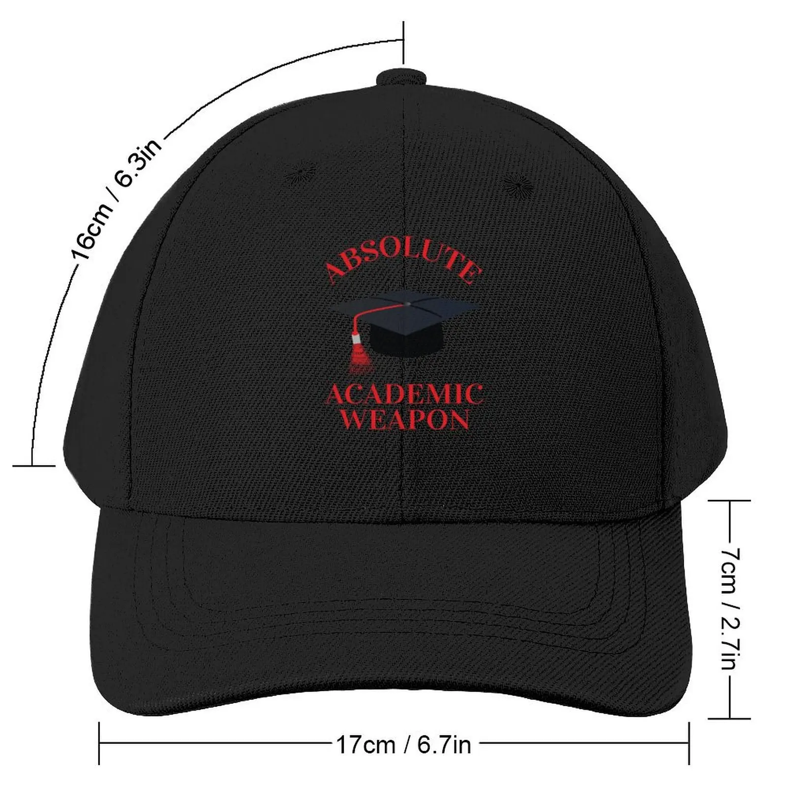 Absolute Academic Weapon,inspirational quote, Academic Weapon, academic weapon meaningCap Baseball Cap