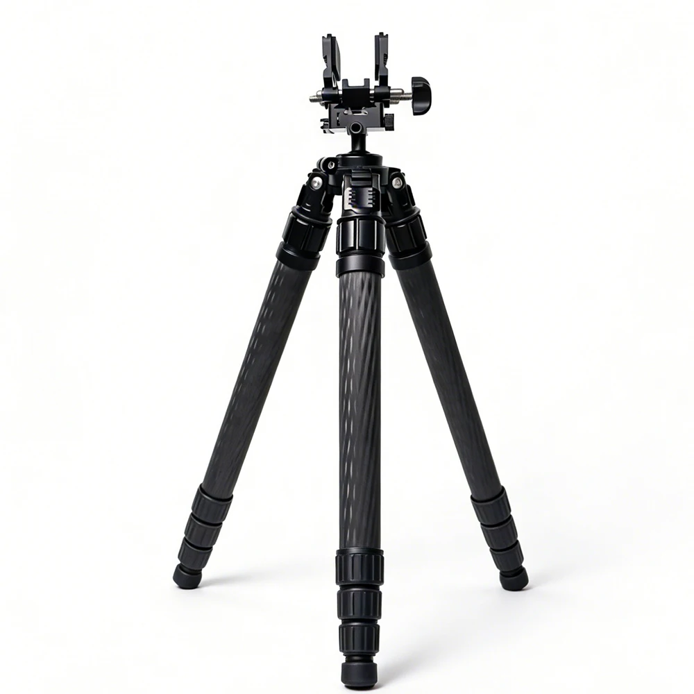 

Professional Carbon Fiber Camera Shooting Tripod for Hunting Flexible Four-section Tripod Carbon Fiber Stand
