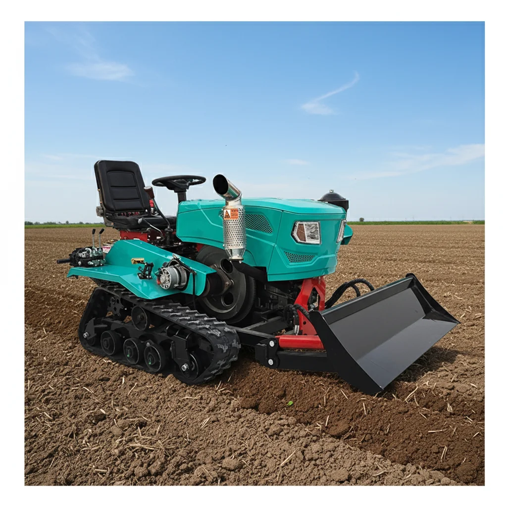 

Customize Large Power Crawler Tractor 70HP 80HP 90HP 4WD Track Tractor For Large Scale Farming Operation