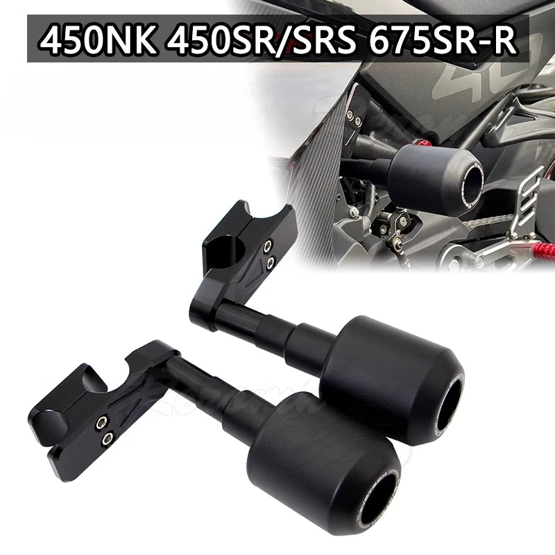 

FOR CFMOTO 450SR 450SRS 450NK Engine Protection Cover Frame Sliders Crash Pad Falling Protector Guard CF400-6-7 Accesorios