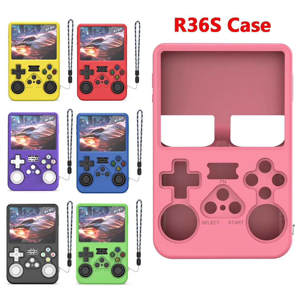 Soft Silicone Rubber Skin Cover for R36S Retro Handheld Game