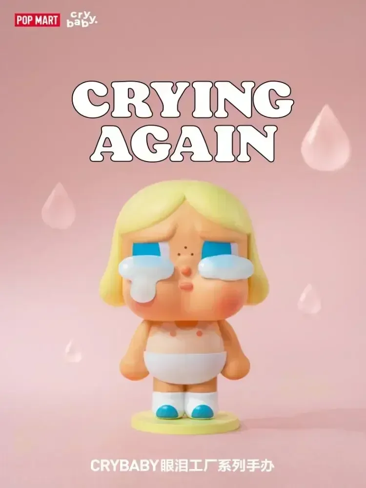 POP MART CRYBABY CRYING AGAIN Serie Blind Box Guess Bag Mystery Box Spielzeug Puppe Niedliche Anime Ornamente Sammlung