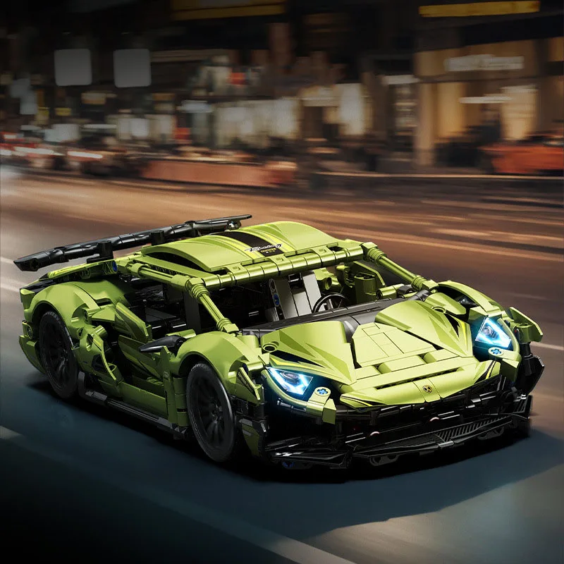 

Technical 1:14 Scale Bricks Super Sport Car Lamborg Aventador SV Building Block Model Sets Vehicle Construction Toys Supercar