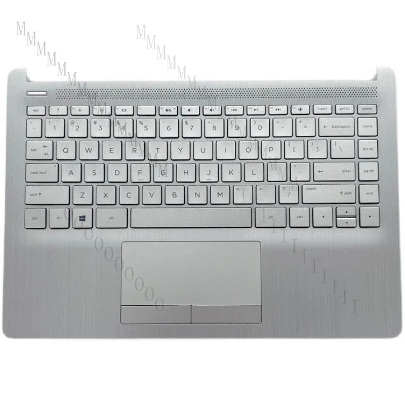 G... New For HP 14-CF 14-DF 14-DK Palmrest w/ Keyboard Touchpad Silver L48648-001