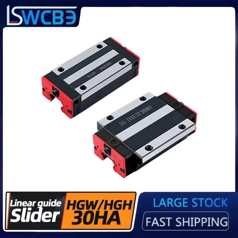

High-Precision Slider Miniature Home Linear Guide Lengthened Square HGH30HA / Flange HGW30HA Series, Can Be Customized