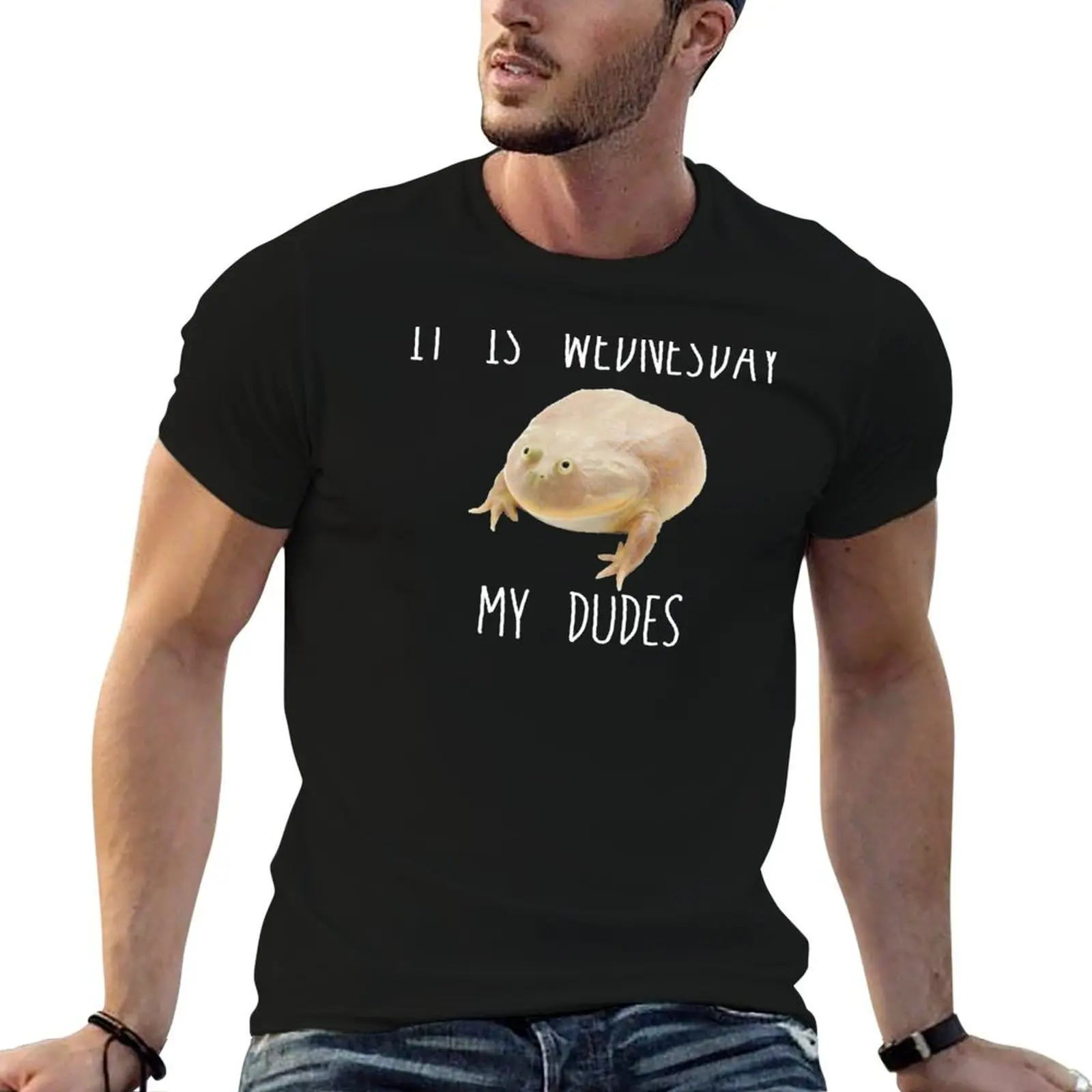 

IT IS WEDNESDAY MY DUDES | FUNNY MEME T-Shirt cotton t shirts high quality t shirts with prints T-Shirt