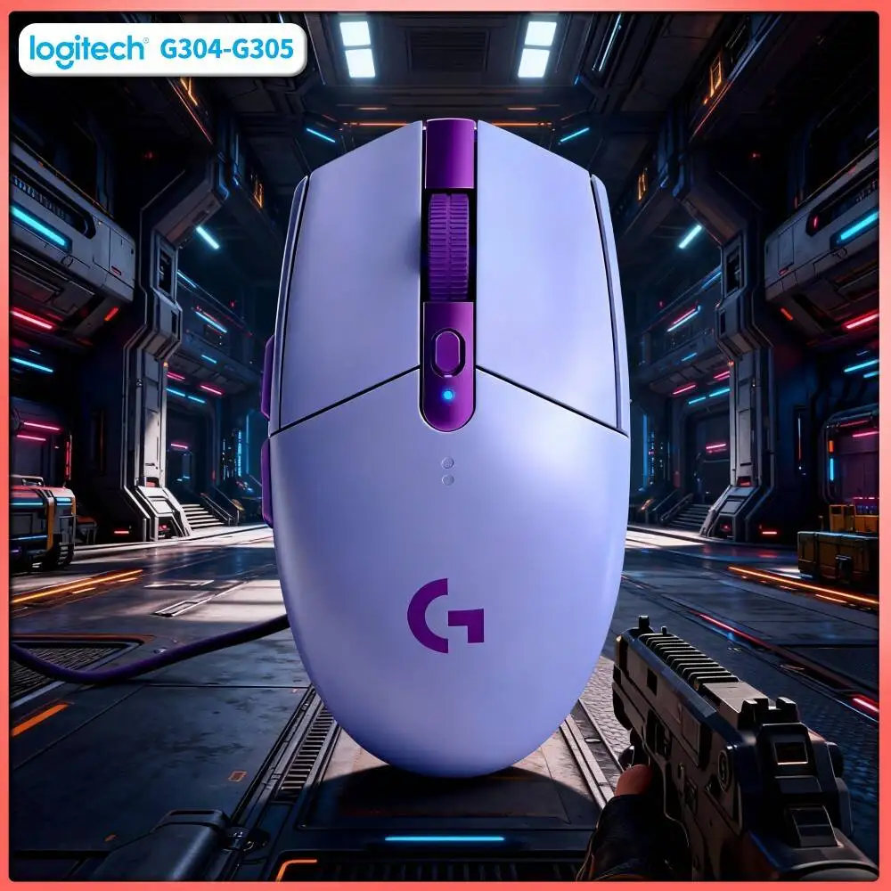 Logitech G305 LIGHTSPEED Wireless Mouse, 12000 DPI HERO, 6 Custom Buttons, 250h Battery, PC Mac Gamer Pick Tool