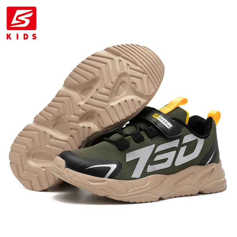 Baasploa Kids Running Shoes for Boys New Arrival Fashion Casual Walking Sneakers Children Outdoor Breathable Comfort Sport Shoes