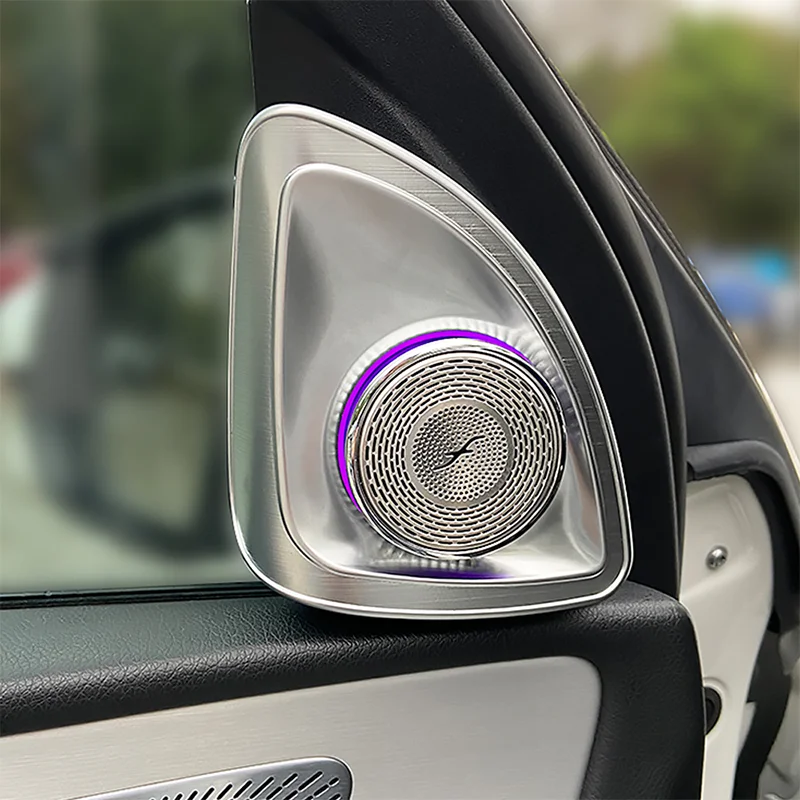 مكبر صوت دوار داخلي Acce لمرسيدس بنز W167 GLS GLE350 GLE400 GLE450 ملحقات داخلية مكبر صوت 4D ضوء محيط