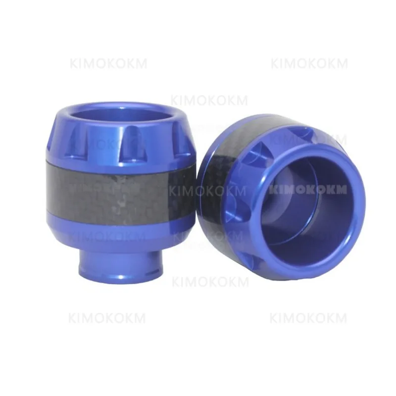 For Electric Scooter Motorbike Crash Protector Wheel Protection Pads 2Pcs/Set Carbon Fiber Slider Cups Anti Crash Protector