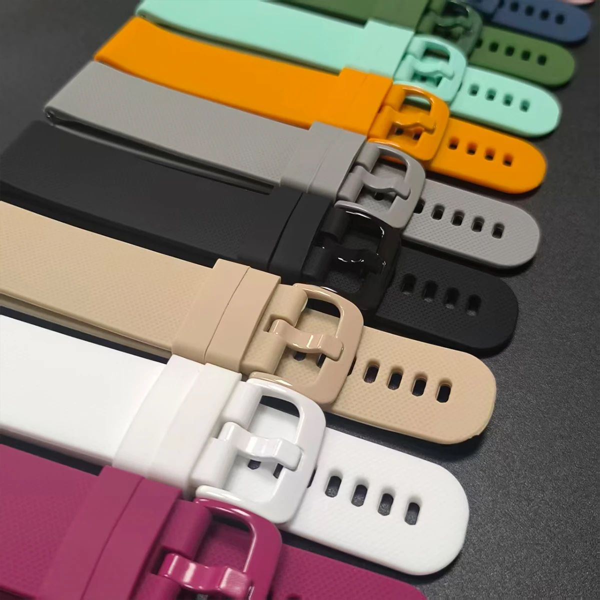 20mm 22mm Silicone Strap For SUUNTO VERTICAL 2/PACE 2 S/Run/9 5 PEAK PRO/3 Fitness Replacement Watch Band for Garmin D2 Air X15