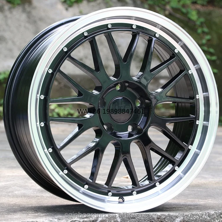 

Высококачественные легкосплавные диски Sainbo Hyper Black Machine Lip для автомобилей, размеры 15x6.5, 16x7, 17x7.5, 18x8, 19x8.5