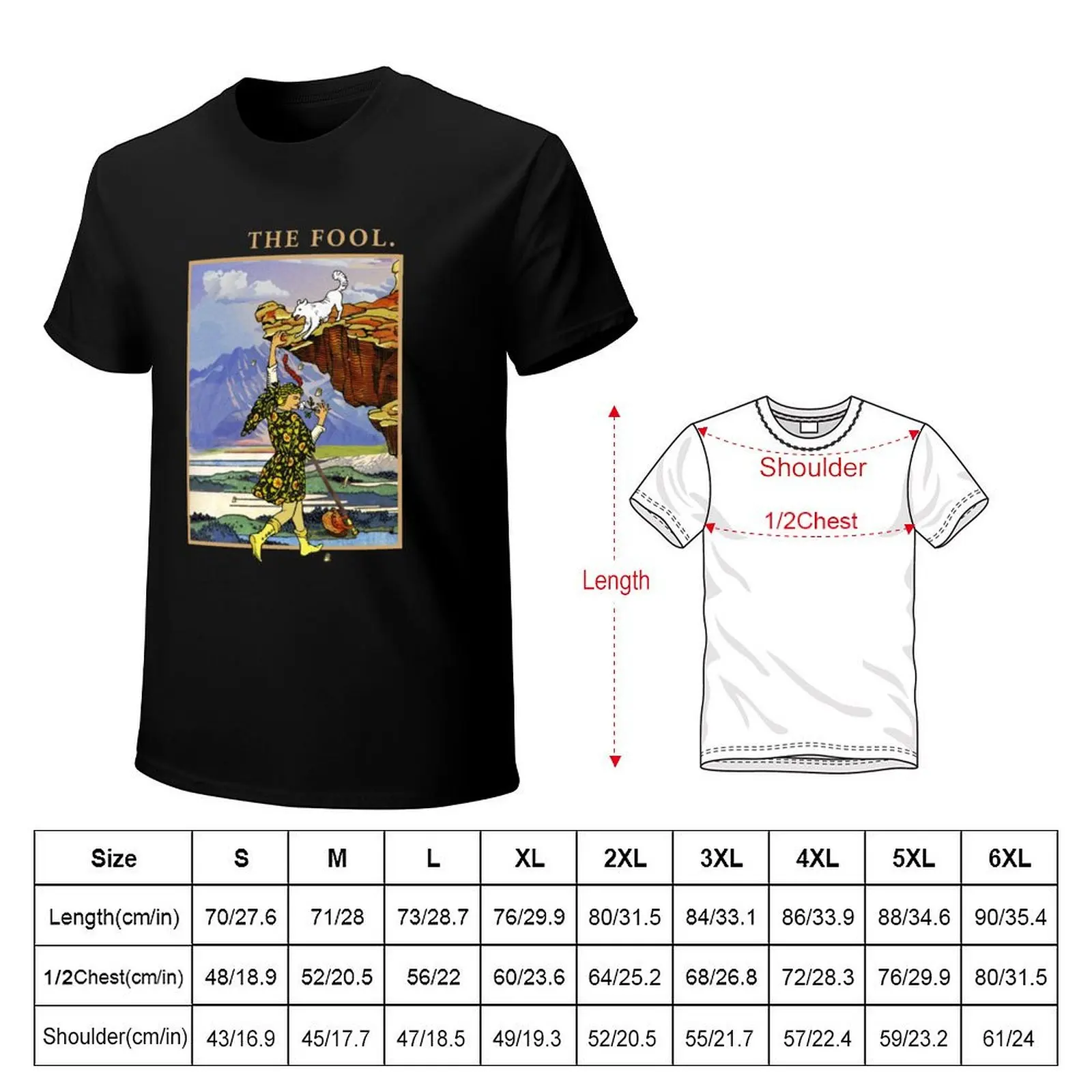 The Fool tarot T-Shirt Outdoor Sports Short Sleeve Top