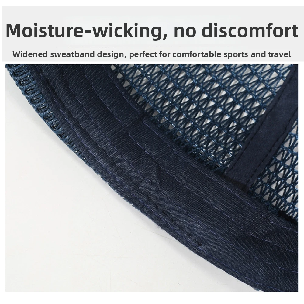 

Casual Brimless Mesh Hat Adjustable Ultra-Light Hip Hop Hat Multicolor Landlord Hat Summer Spring