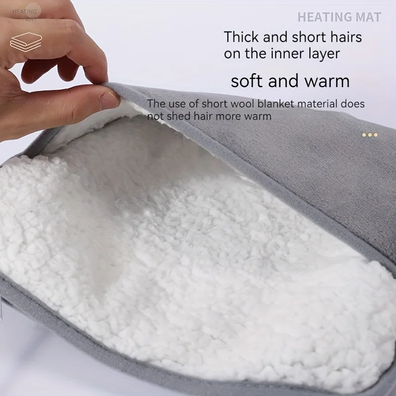 1pc  Blanket, Washable  Blanket, Foot Heating Pad, Plantar Heater, Heating Pad Physical Therapy Heating Pad Body Care Heating Sl