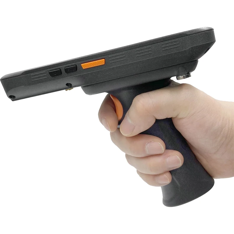 Android Handheld Terminal Rugged PDA With Pistol 2D QR Code Barcode Scanner Data Collector NFC 4G 64G For Inventory