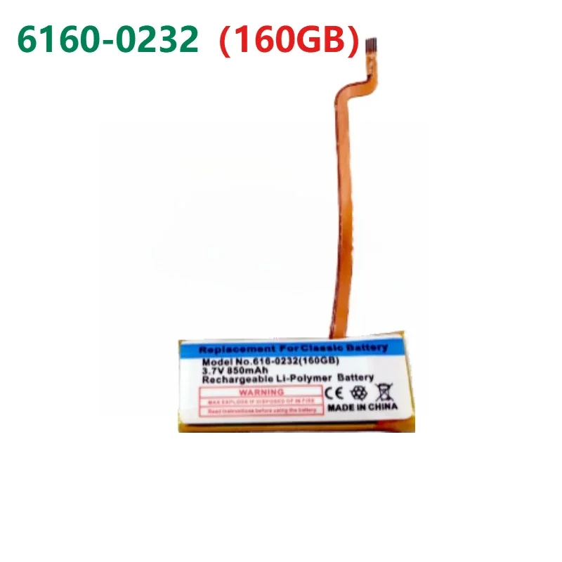 Brand-New 616-0232 Battery For ipod Classic Gen 5th 7th 6th 80GB Thin 160GB Thick For Ipod 5/5.5 Gen 30Gb 616-0229 Bateria view 4