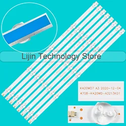 LED BackLight Strip For K420WD7 A3 43S2750EV TH-43580C TH-43400C 43LUS68L 43PFT5250S/98 42D59EDS TL4306TRE 4708-K43WDR-A1213K04