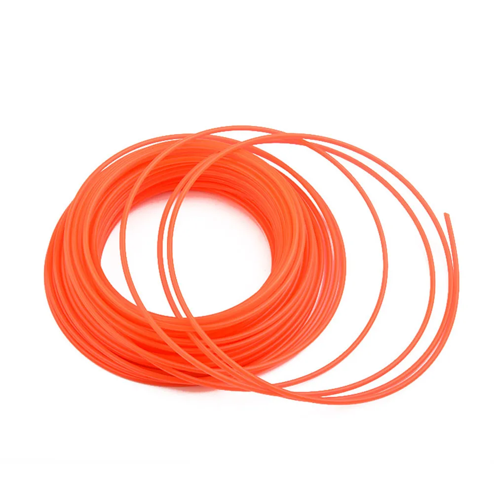 Linea per decespugliatore Linea per bobina Filo per decespugliatore in nylon 15mx2mm Linea per decespugliatore per tosaerba Accessori per elettroutensili da giardino di ricambio