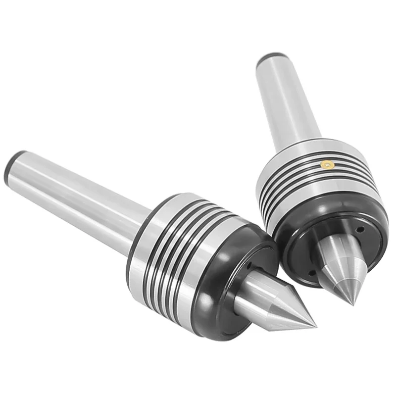 Imagem -02 - Morse Torno Cnc Rotary Center Cabeça Cone Duplo Live Center For Morse Turning Center Standard Mt2 Mt3 Mt4