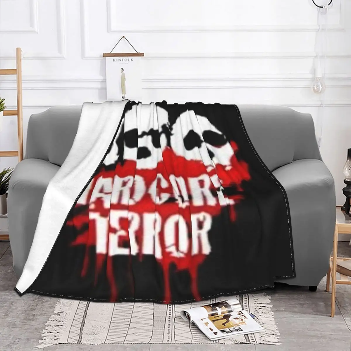 Terror Hardcore 2493 Quilt Knee Blanket Custom Blanket Personalized Throw Blanket