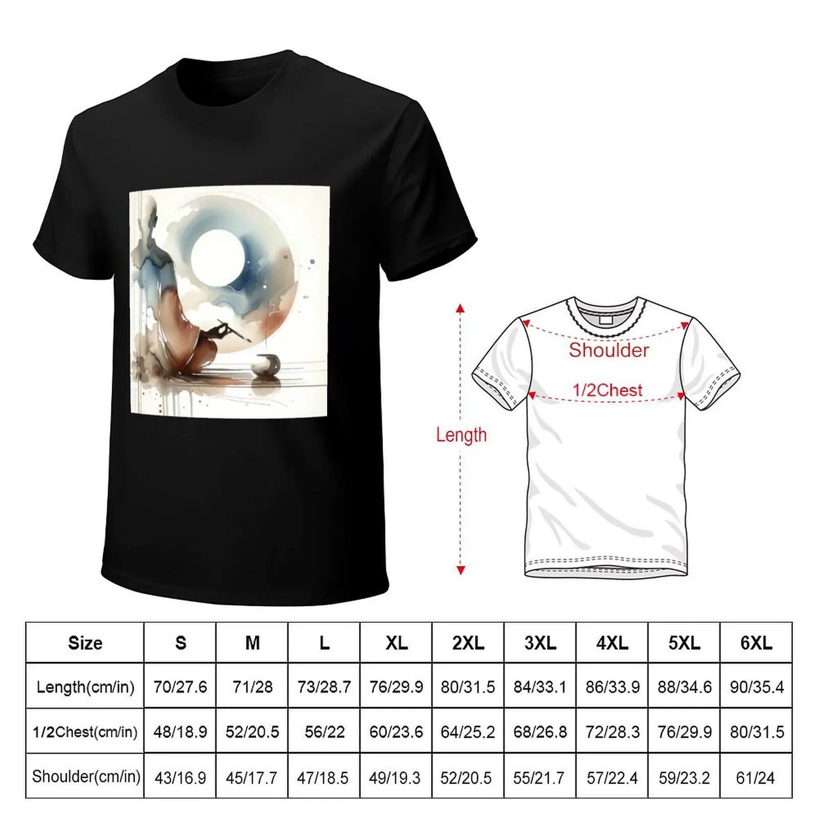 Clarity of Zen Contemplation T-Shirt t shirt for man 100 percent cotton T-Shirt