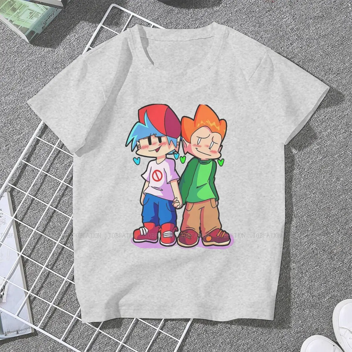 フリル付きコットンラウンドネックTシャツ,男の子と女の子のための純粋な原宿ストリートウェア,新しいコレクション