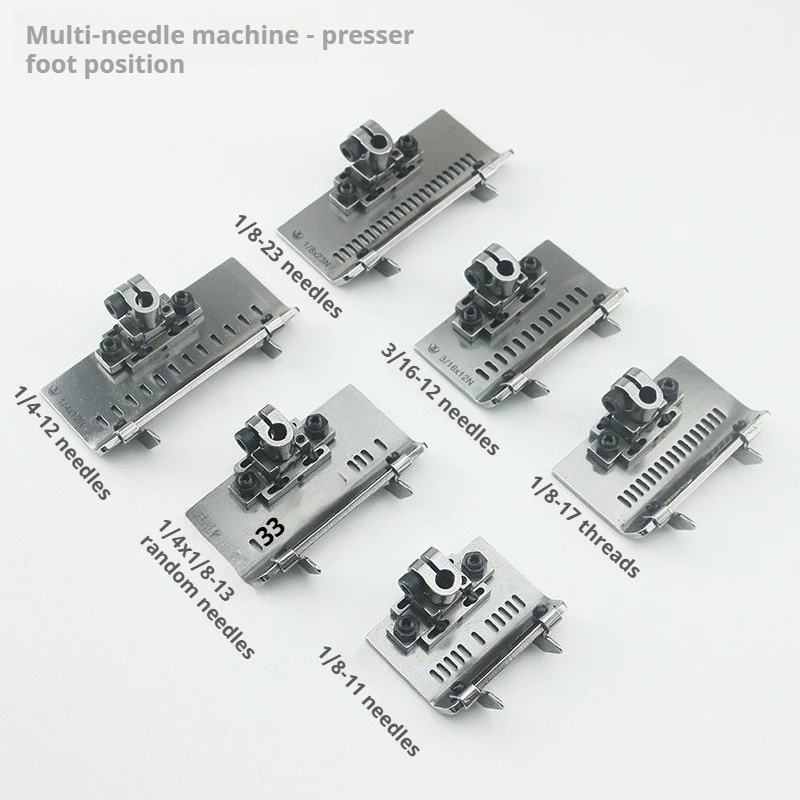 

11N Прижимная лапка с несколькими иглами, ножка с планкой 13N для оверлока, регулируемая прижимная лапка для пояса с контурным направляющим