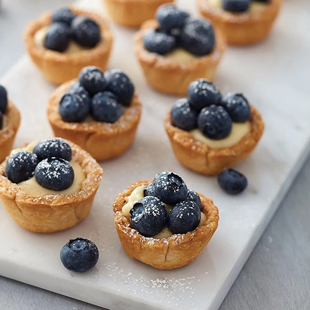 Aluminum Alloy + Wood Tart For Mold Pan for Non-Circular Baking Tasks Including Cakes Egg Tarts Bread and Soap