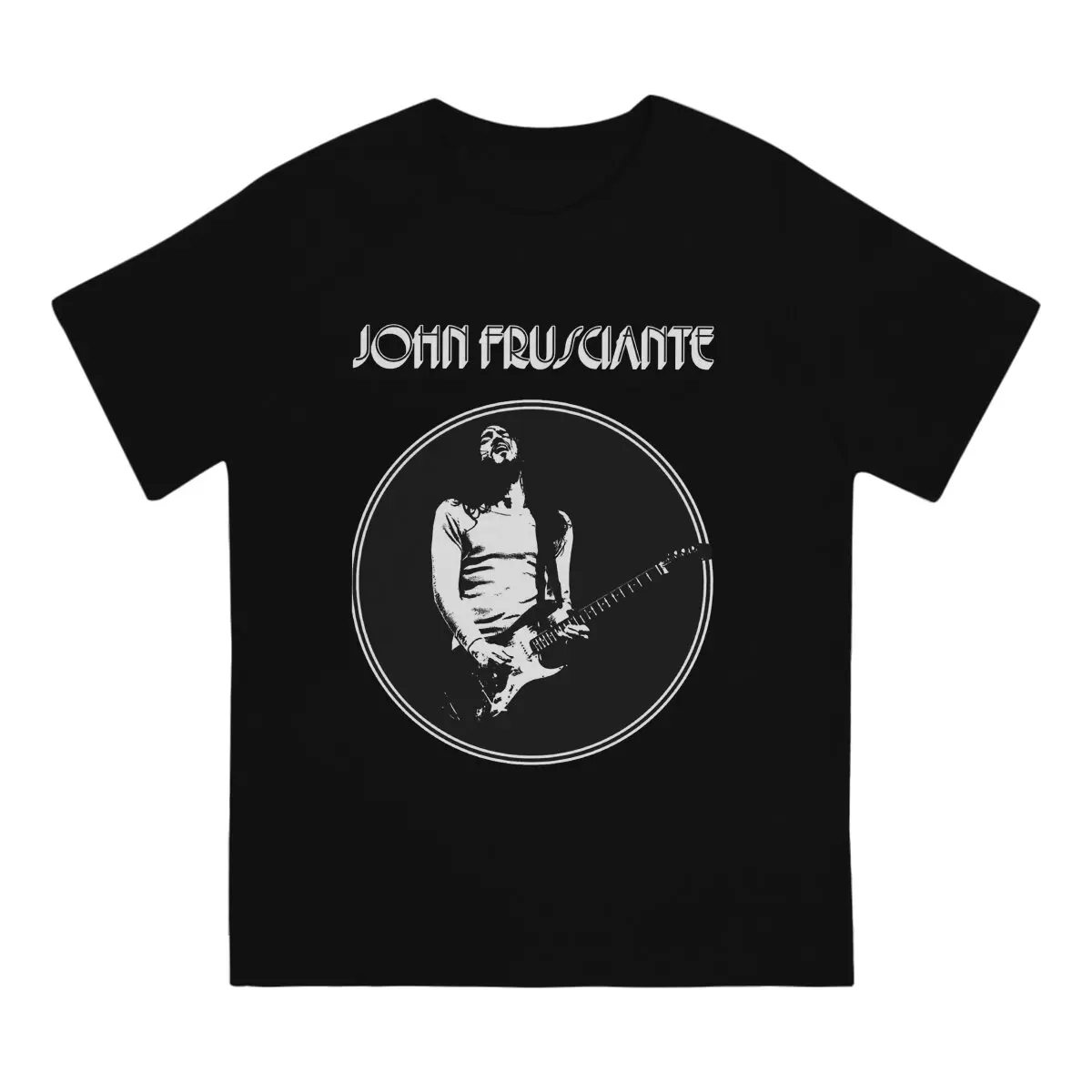 Vintage Josh Klinghoffer Guitar T-Shirt Men Crew Neck Pure Cotton T Shirts R-Red Hot Chilii Peppers Short Sleeve Tees 4XL 5XL