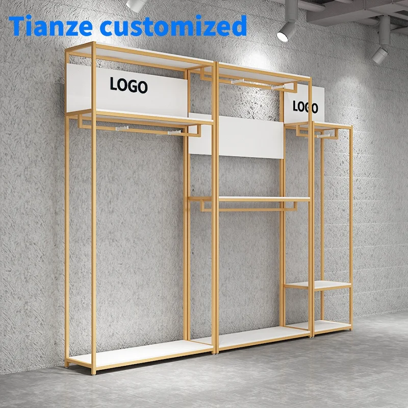 [Customized] customized fashion accessories shop decorations hot ornaments clothing display rack retail boutique store