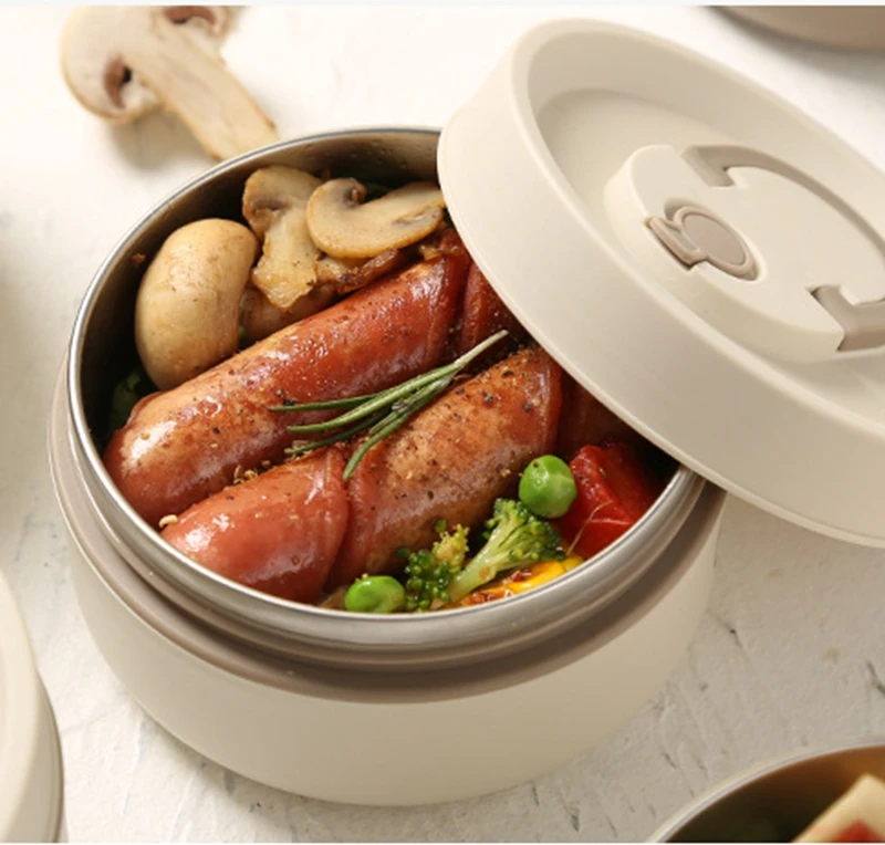 304 Stainless Steel Multi-Layer Insulation And Leak-Proof Lunch Box Portable Large-Capacity Office Worker Student