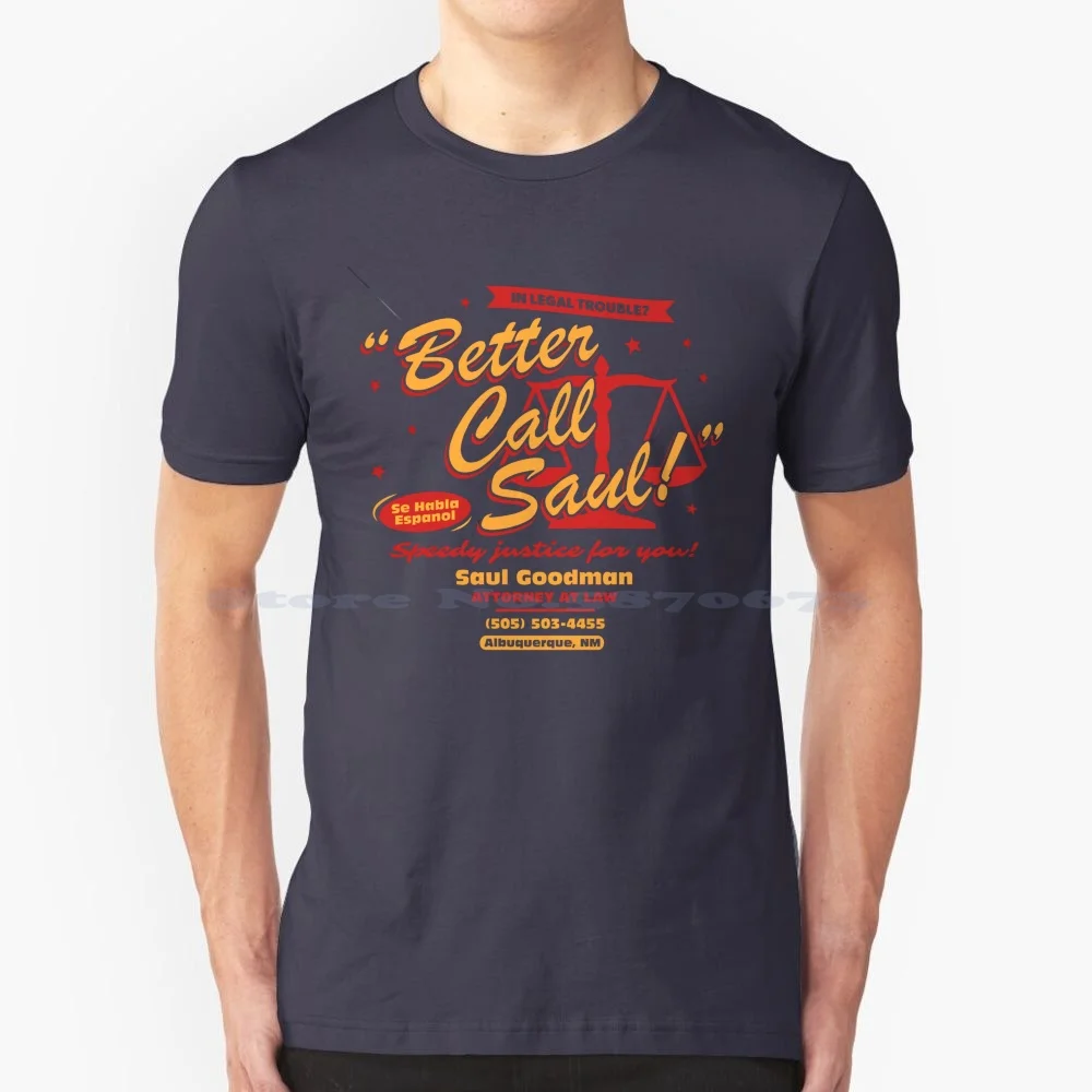 Speedy You T Shirt 100% Cotton Tee Jimmy Mcgill Attorney At Law Funny Lawyer Lawyer Funny Saul Goodman Tv Series Tv Shows