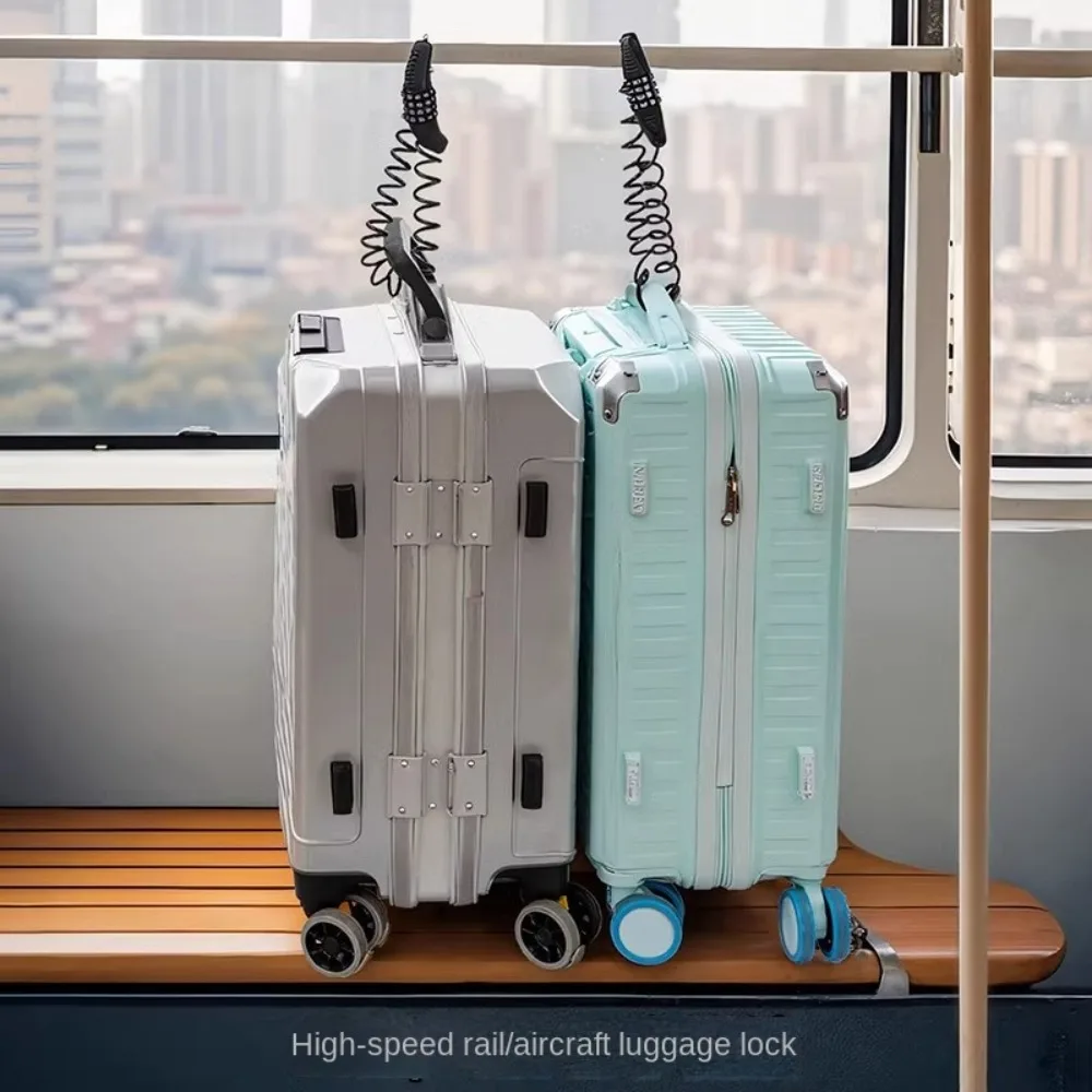 

Practical Chain Lock Number Lock Durable 4 Digit Alloy Padlock Solid Color Anti-theft Bicycle Lock Trolley Case