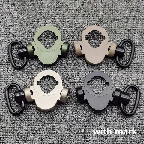 Tactical AEG Rear Clip Strap Strap Buckle QD Sling Mount Push Botton Adapter Fit For M4 M16