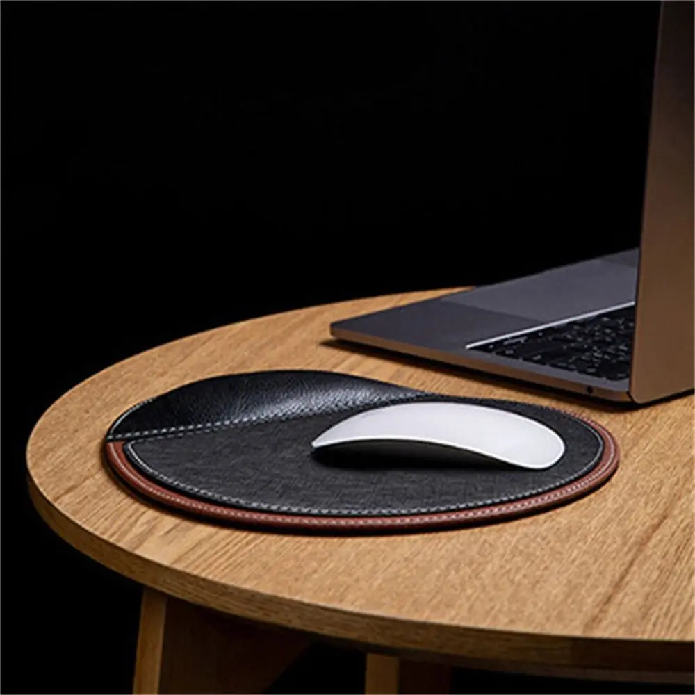 PC Ergonomic Home Office Wrist Support Waterproof Wrist Mouse Pad Leather Mouse Pad Keyboard Mat Mouse Pad