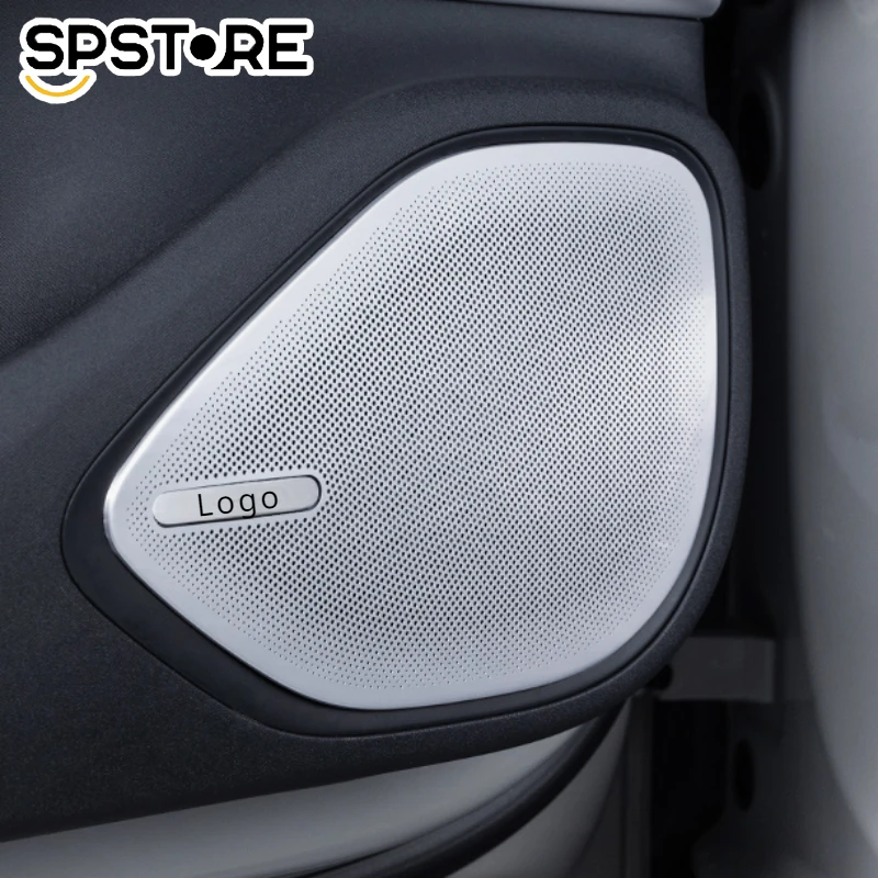 Car Rear Reading Light Cover For Xiaomi Su7 Door Horn Cover Instrument Horn Cover Interior Door Audio Decoration Accessories