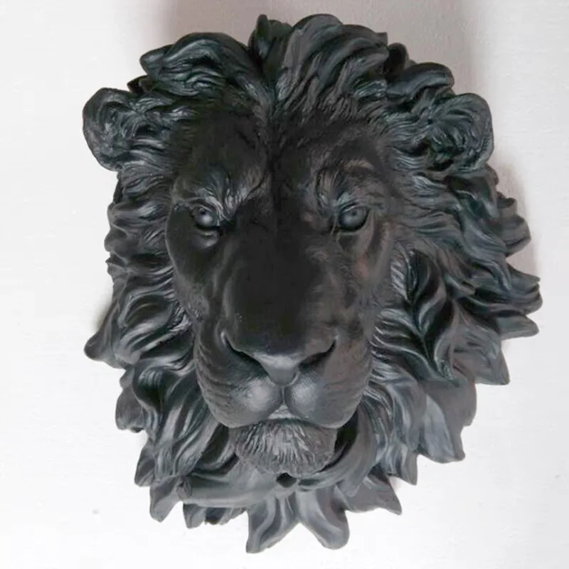 Modern relief animal mold lion head mold wall decoration wall decoration decoration entrance living room club bar exterior mold