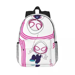 Cute Spider Ghost Gwen New Fashionable Schoolbag Students Backpacks Daily Rucksack Large Capacity Knapsack