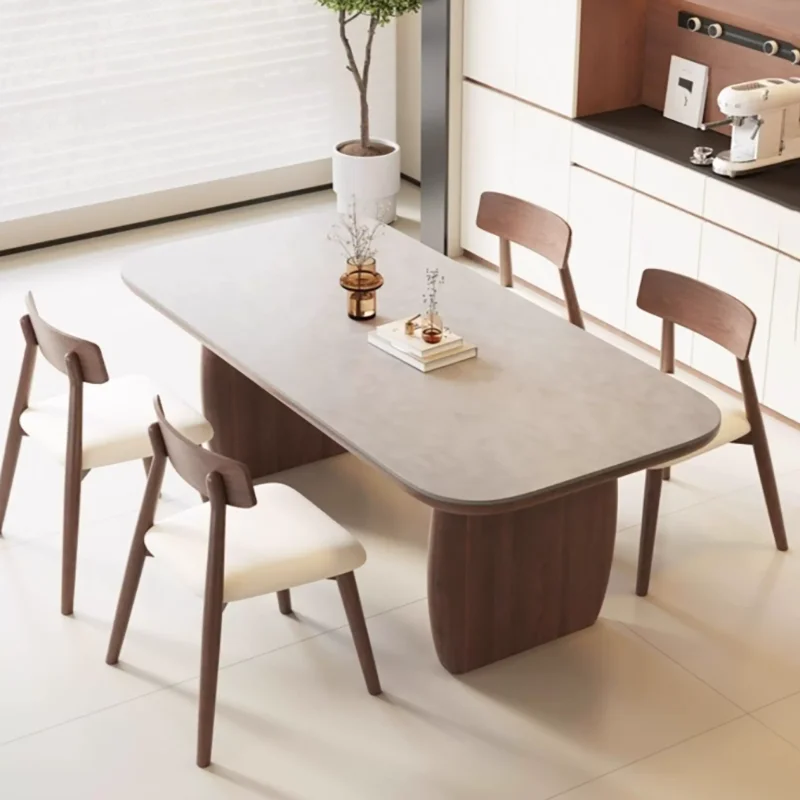 

Beauty Luxury Table Premium Versatile Exquisite Trendy Dining Table Simple Luxury Tavolo Rotondo Pranzo Dining Room Furniture