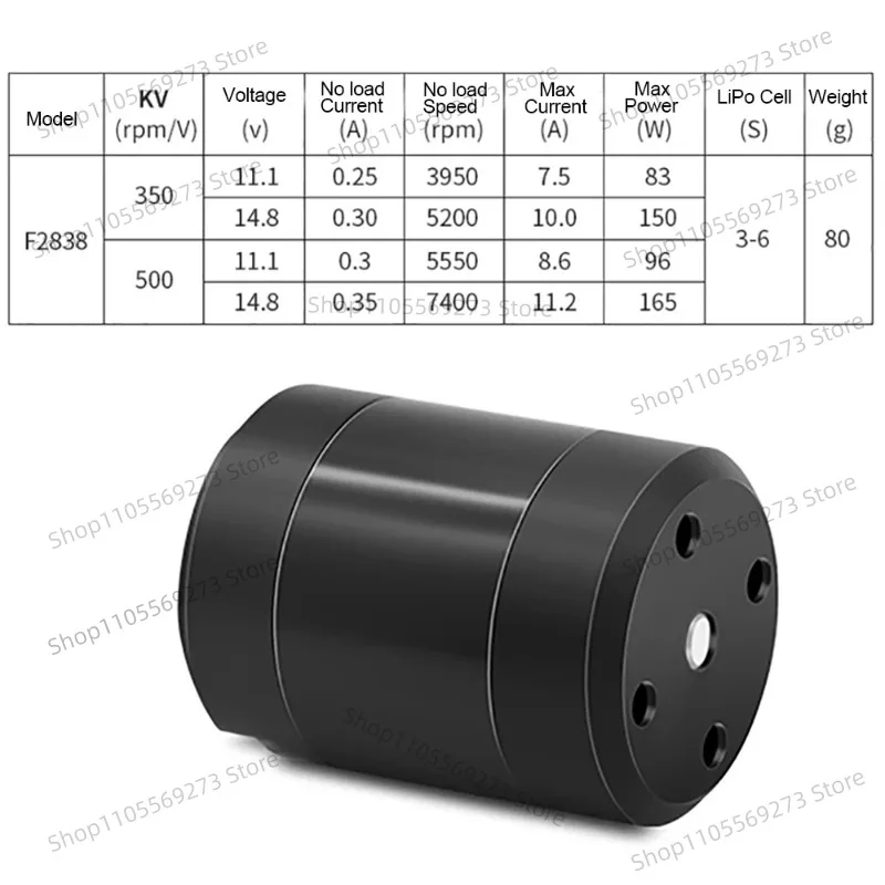 LH07 Waterproof Brushless Motor 350KV 500KV 12-24V Deep Sea Thruster For Underwater ROVs